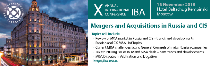 ALRUD Partner on IBA "Mergers and Acquisitions in Russia and CIS" Conference