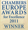 АЛРУД побеждает в номинации «Клиентский сервис» на церемонии Chambers Awards for Excellence 2011
