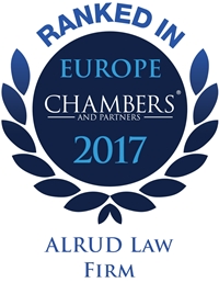 АЛРУД в рейтинге Chambers Europe 2017