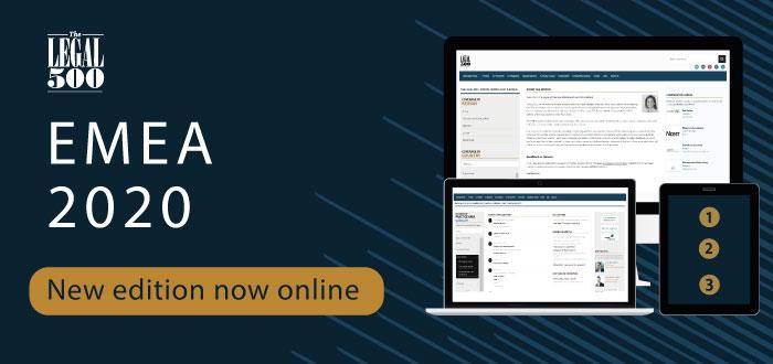 АЛРУД занимает лидирующие позиции в рейтинге Legal 500 EMEA 2020