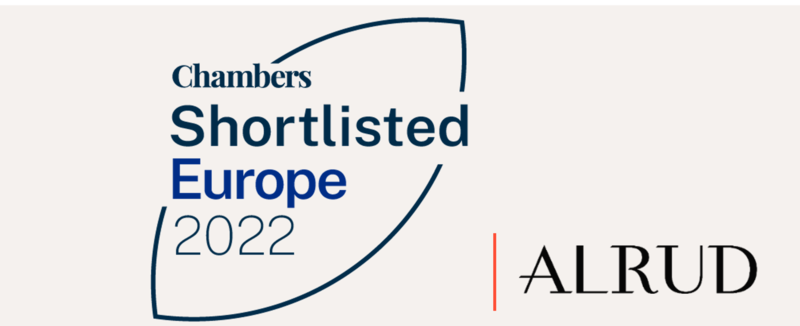 ALRUD Law Firm Makes Shortlist for Chambers Europe Awards 2022