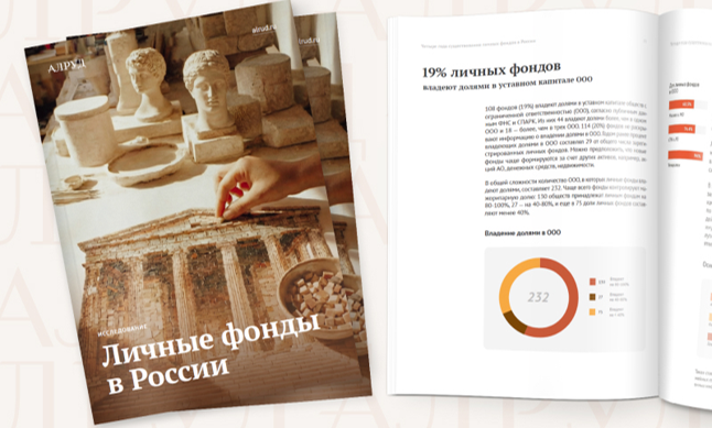 Исследование АЛРУД: личных фондов за год стало в три раза больше, и учредители готовы передавать им 50% своего состояния